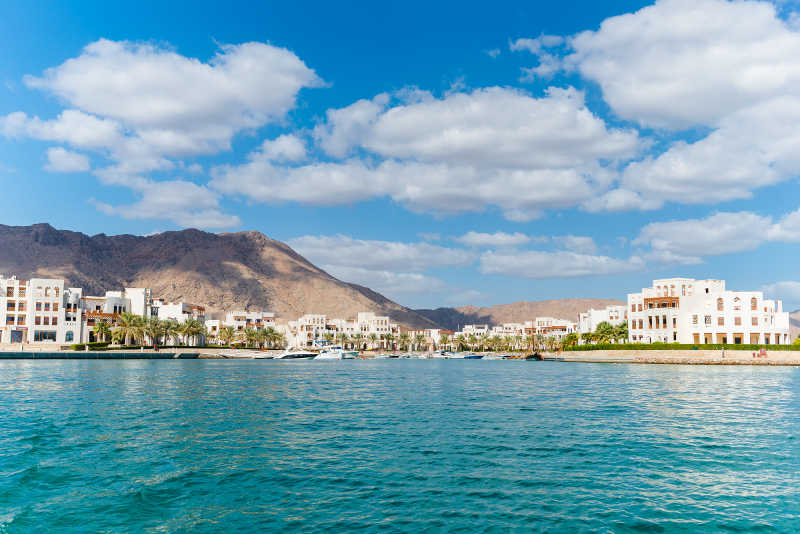 Jebel Sifah Oman Marina overview
