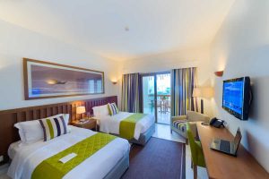 Sifawy Hotel Twin Bed Room Oman Jebel Sifah