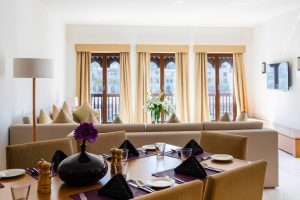 Sifawy Boutique hotel One Bedroom Apartment Living& Dining room